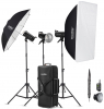 GODOX SK400IIV-D Kit de Flash para Estúdio (com Suportes e Acessórios)