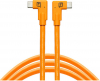 TETHER TOOLS Cabo USB-C Curvo para USB-C Curvo 4.6M Laranja