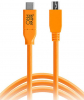 TETHER TOOLS Cabo USB-C para Mini-B 2.0 5-pin 4.6M Laranja